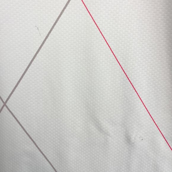 Nike Dri Fit Golf Polo Shirt Mens XL White Geometric Performance Stretch - Picture 14 of 15